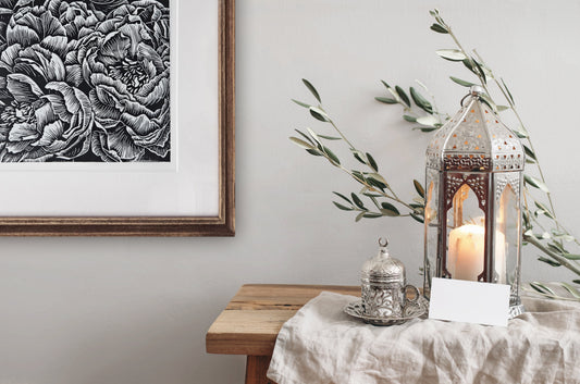 How to style black and white artwork