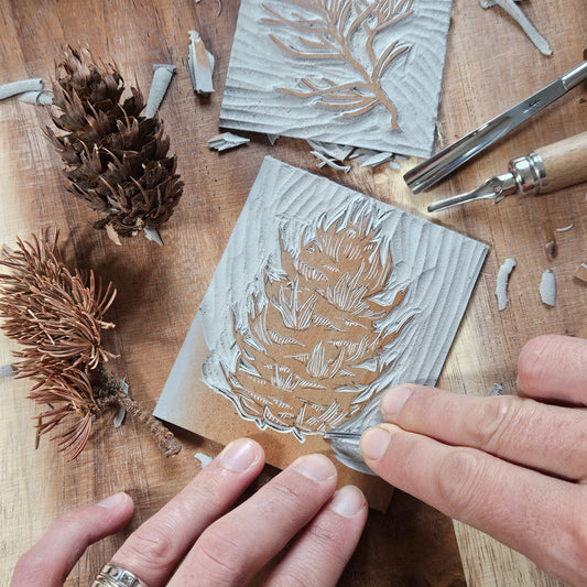 Linocut workshop 22nd November 2025