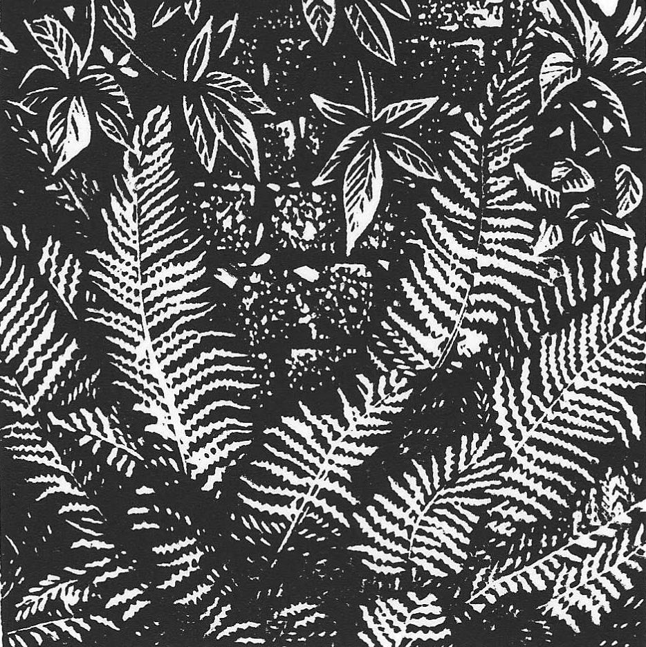 A Covering linocut