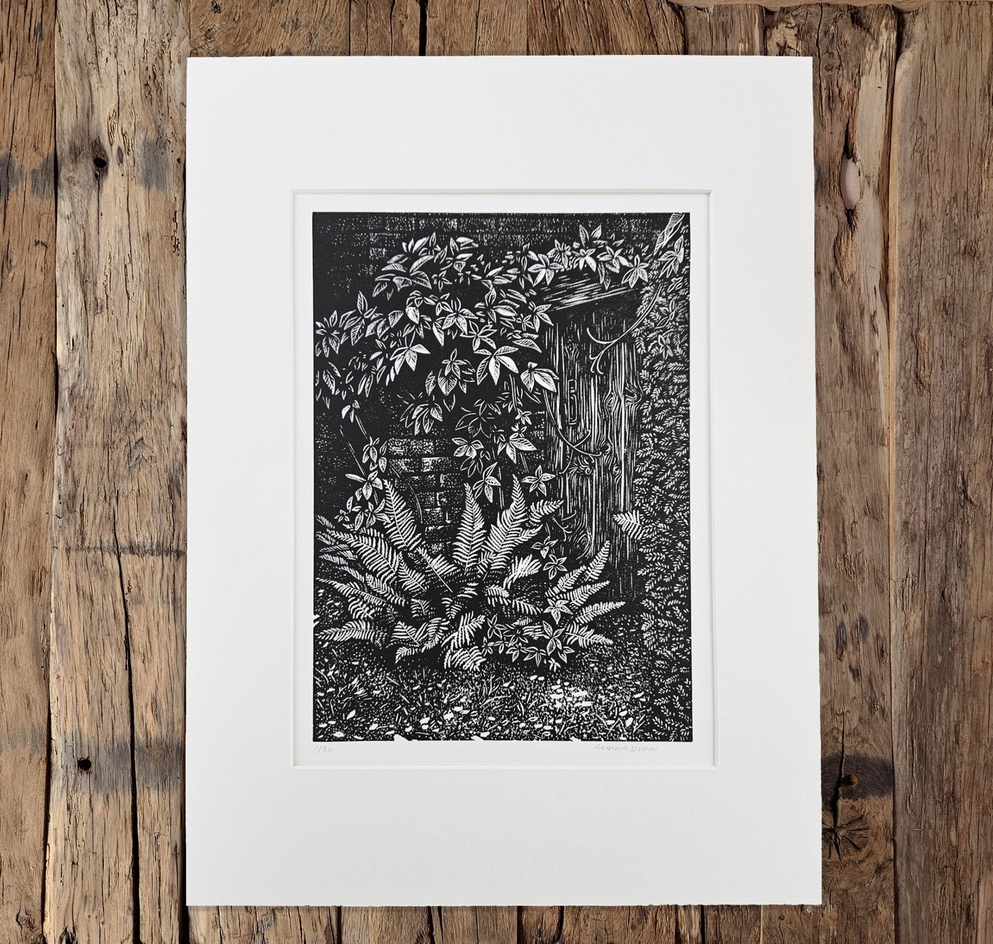 Where To? linocut