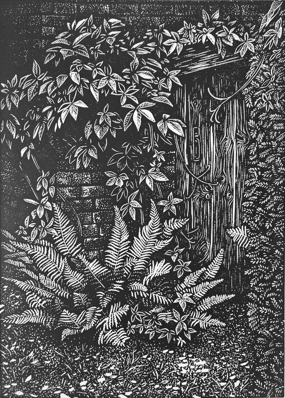 Where To? linocut